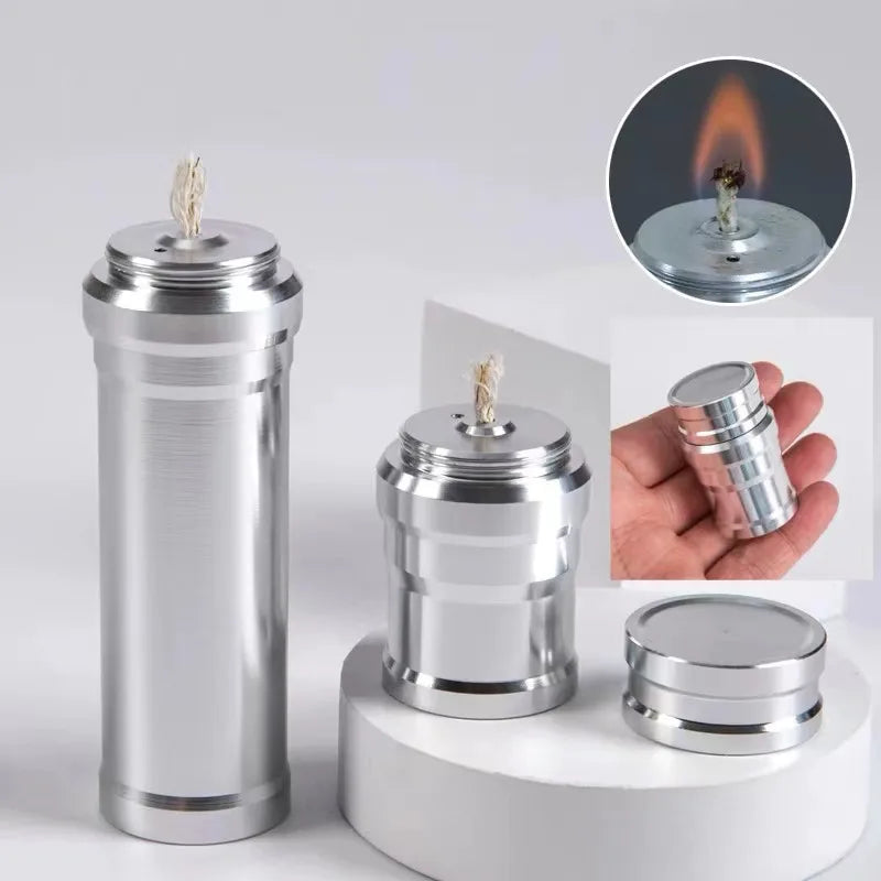 Aluminium Alkoholbrenner mit Docht für Outdoor Survival – clever-campen Ansicht 3