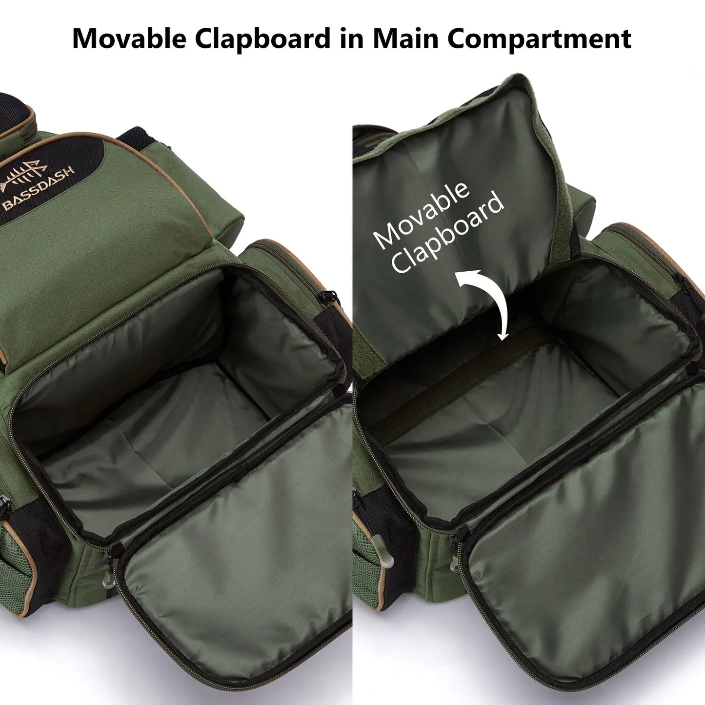 Bassdash Angeltasche Rucksack Tackle Backpack – clever-campen Ansicht 4