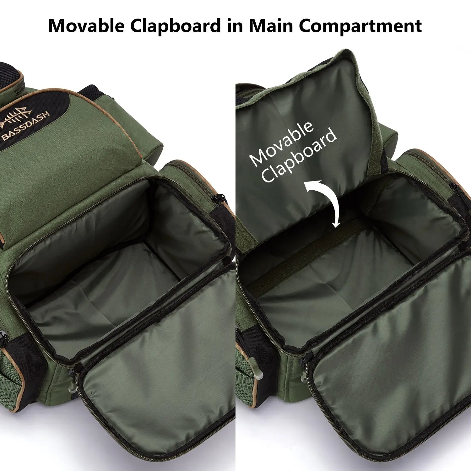 Bassdash Angeltasche Rucksack Tackle Backpack – clever-campen Ansicht 4