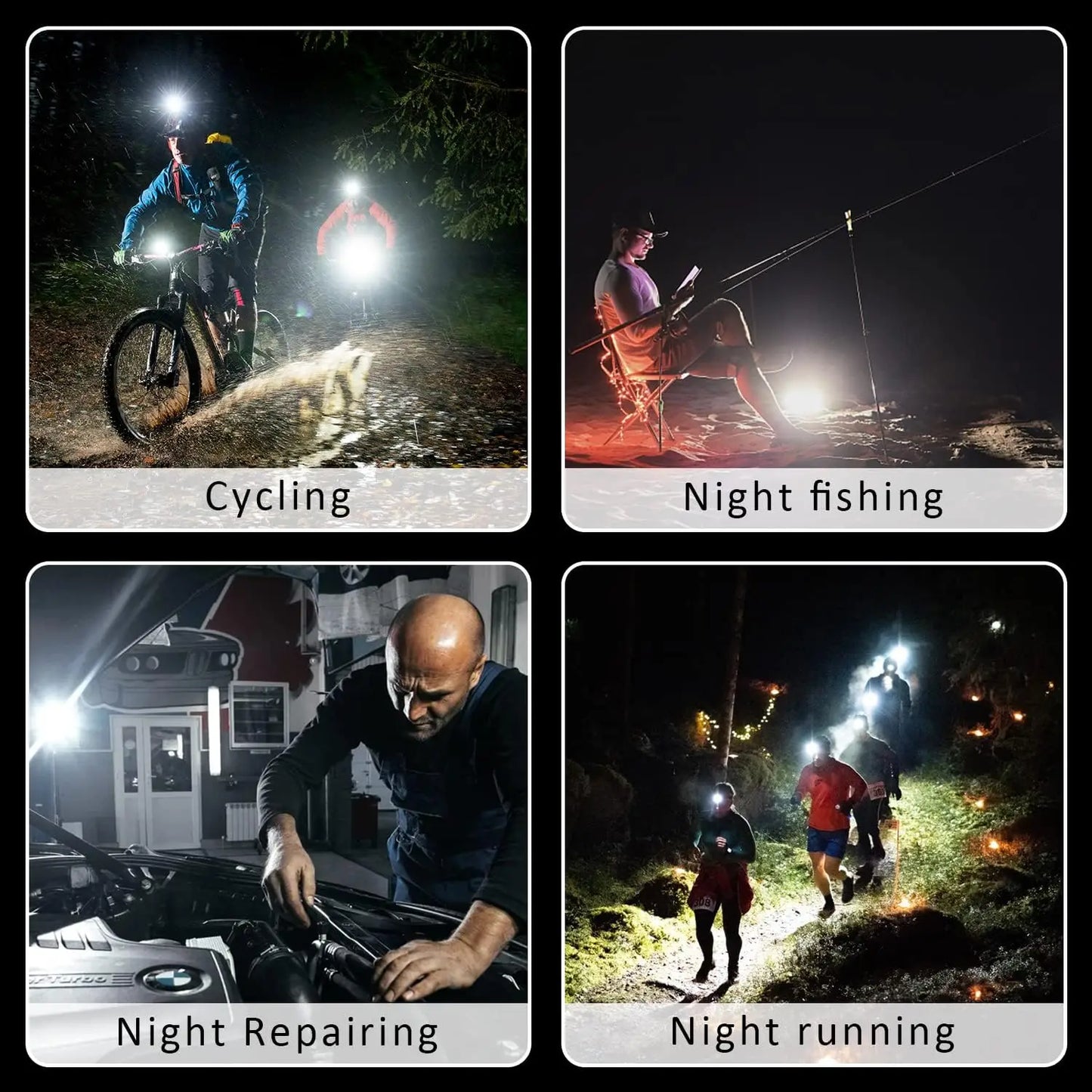 LED Taschenlampe 1500LM mit Flaschenöffner und USB – clever-campen Ansicht 6