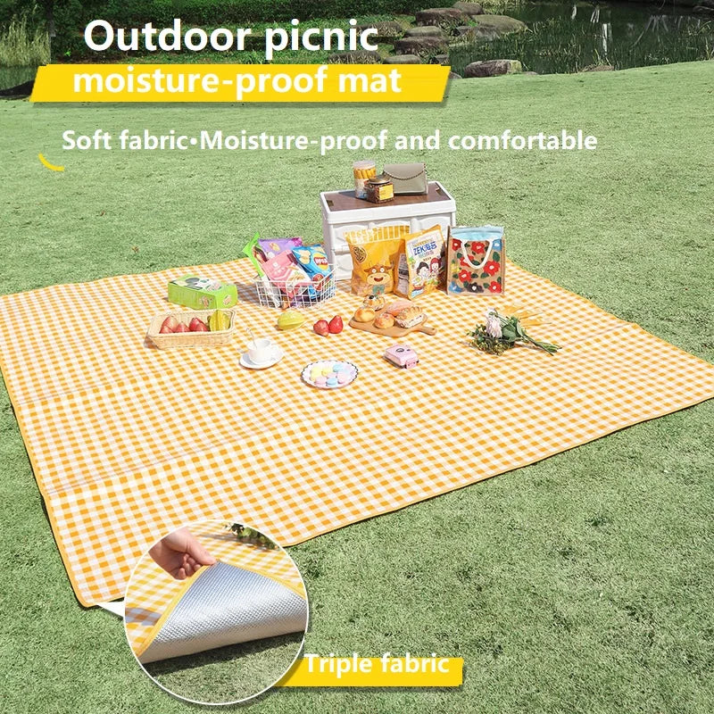 Faltbare Strand- und Picknickdecke wasserdicht – clever-campen Ansicht 5