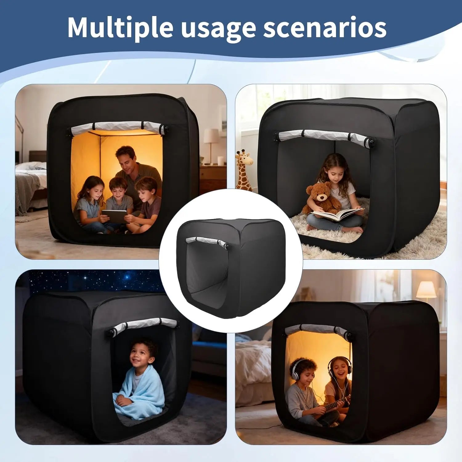 Kleinkind-Zelt 37,4 Zoll - Portabels Pop-up Spielzelt – clever-campen Ansicht 4