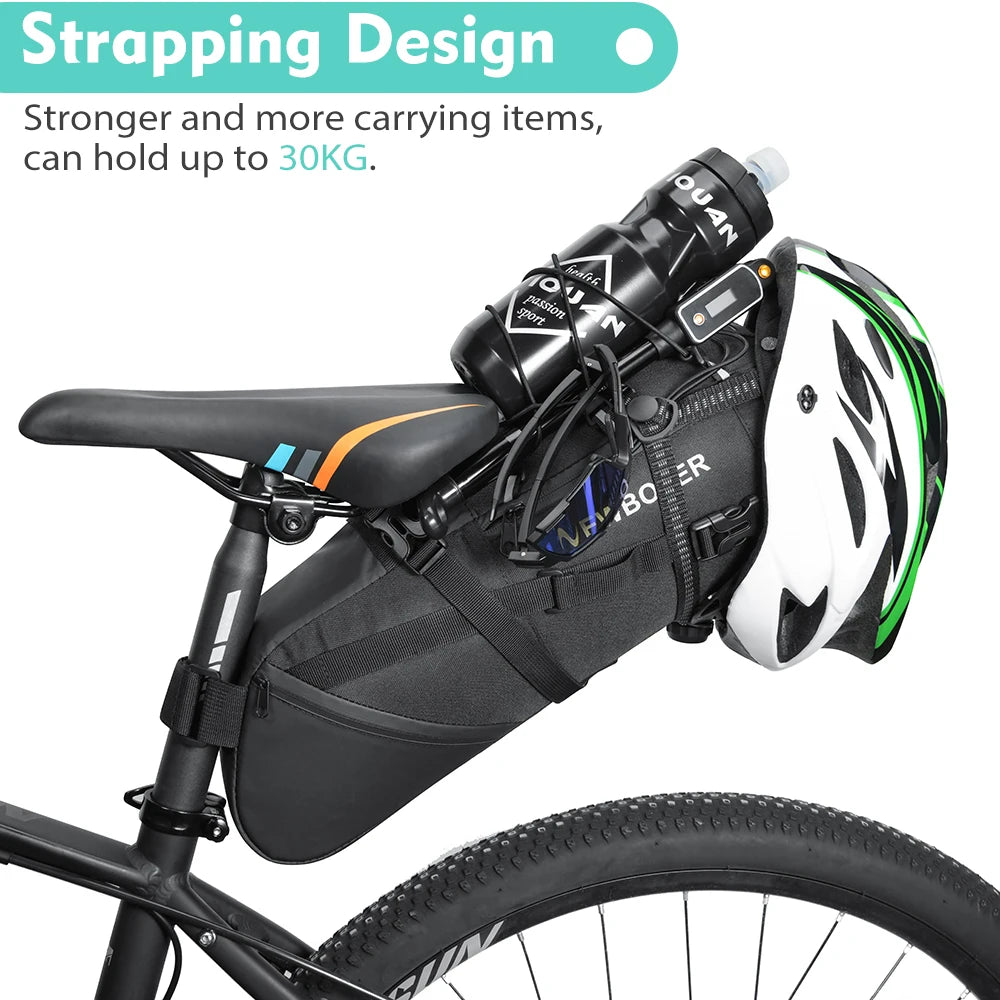 Wasserdichte 15L Fahrradtasche für Sattel | clever-campen – clever-campen Ansicht 4