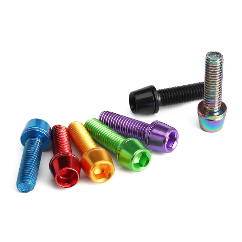 Bunte Titanbeschichtete M5*18MM Fahrradlenker Schrauben Set – clever-campen Ansicht 3
