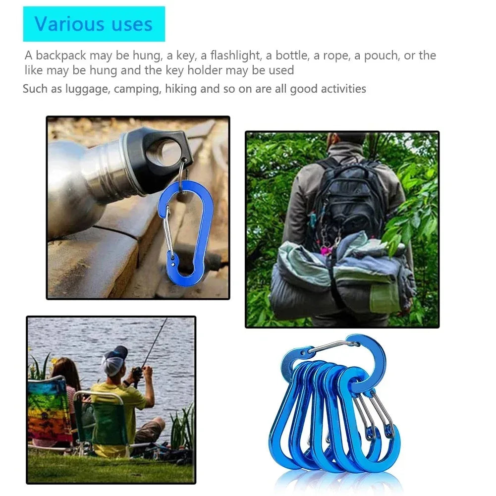 Aluminium Karabiner Clip für Outdoor-Aktivitäten – clever-campen Ansicht 5
