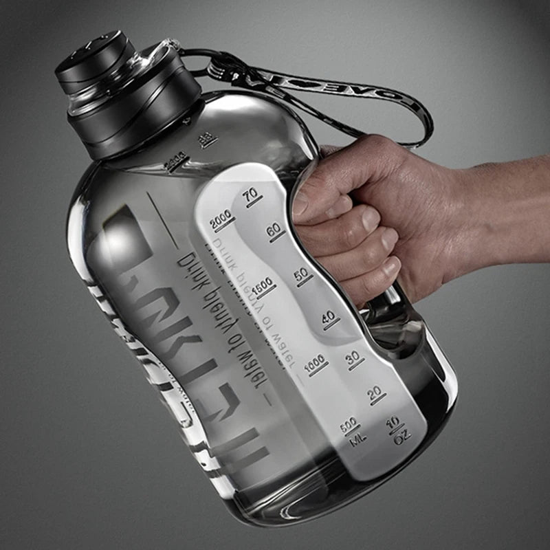 2.7L/1.7L Isolierte Trinkflasche mit Griff für Sport – clever-campen Ansicht 3