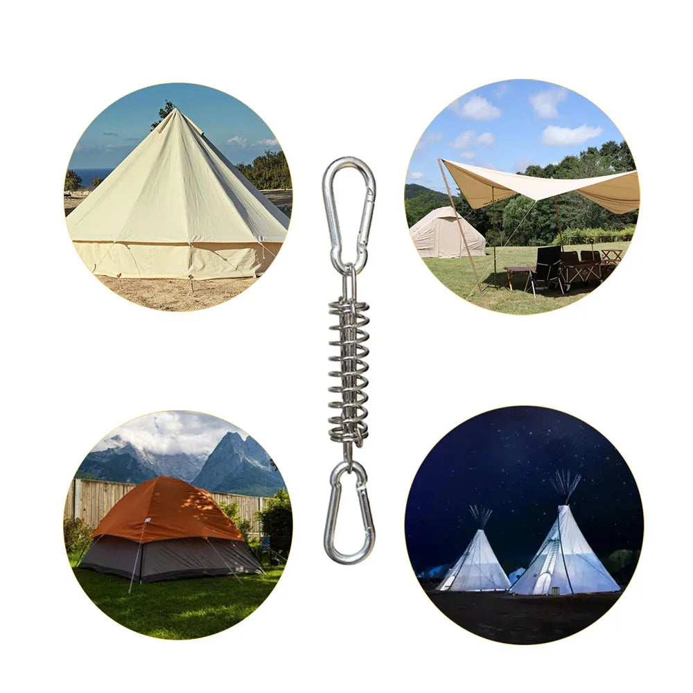 Zelt-Spannfedern mit Karabinerhaken für Windseile 4 Stk. – clever-campen Ansicht 6