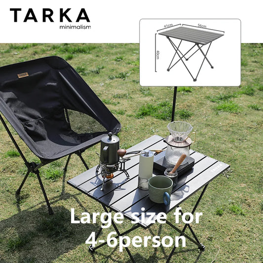 TARKA Ultraleichter Klapp-Camping Tisch aus Aluminium – clever-campen Ansicht 2