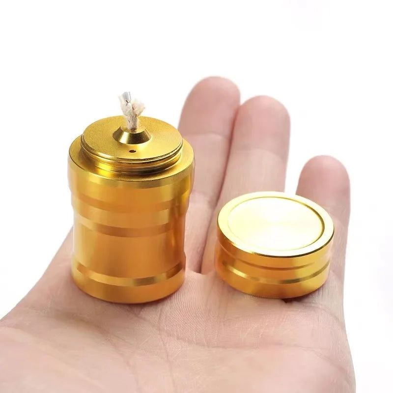 Aluminium Alkoholbrenner mit Docht für Outdoor Survival – clever-campen Ansicht 5