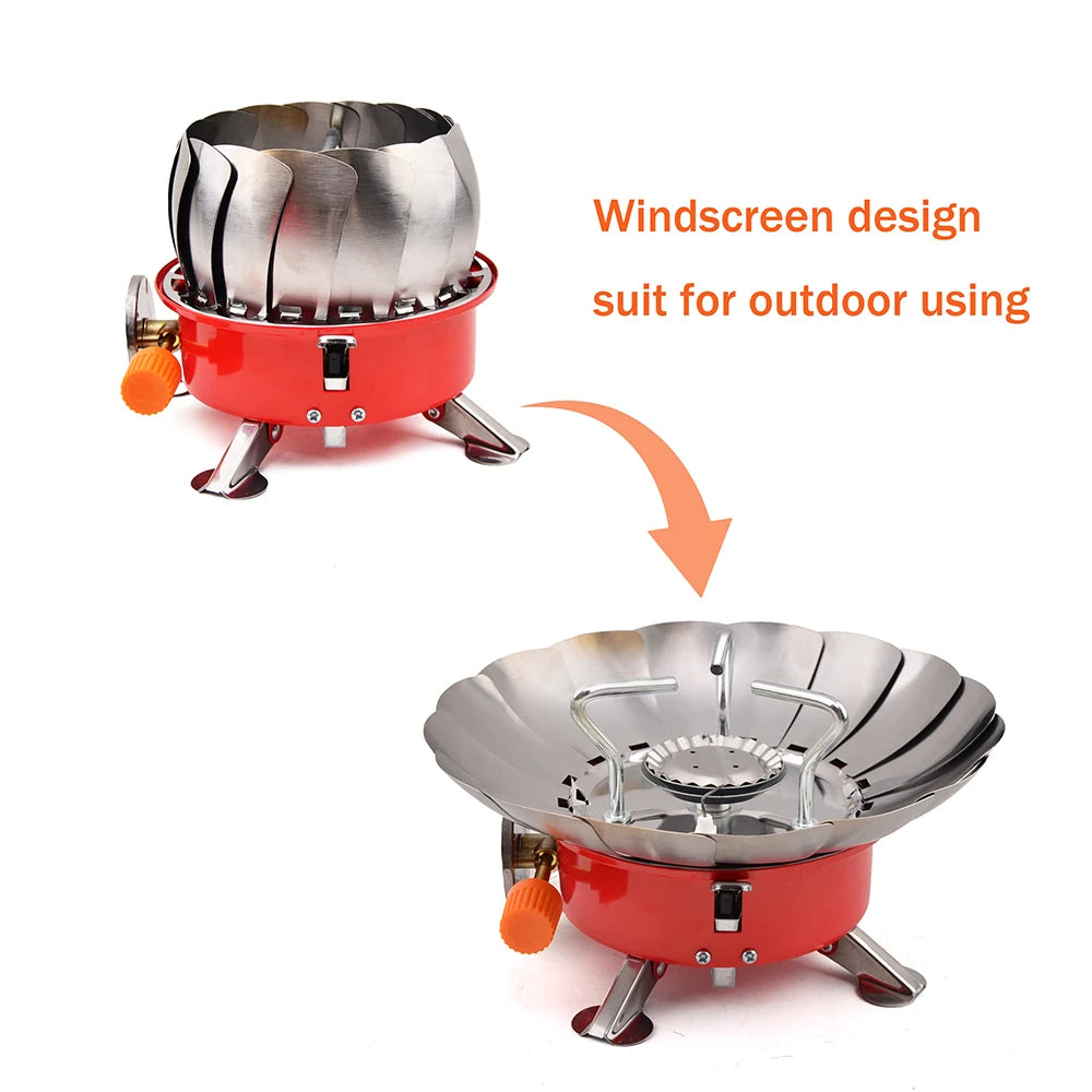 2800W Winddichter Tragbarer Campingkocher mit Tragetasche – clever-campen Ansicht 3