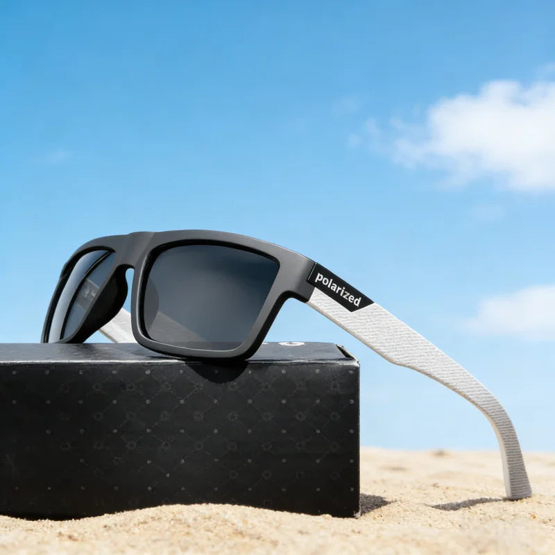 Polarisierte quadratische Sonnenbrillen UV400 für Outdoor – clever-campen Ansicht 5