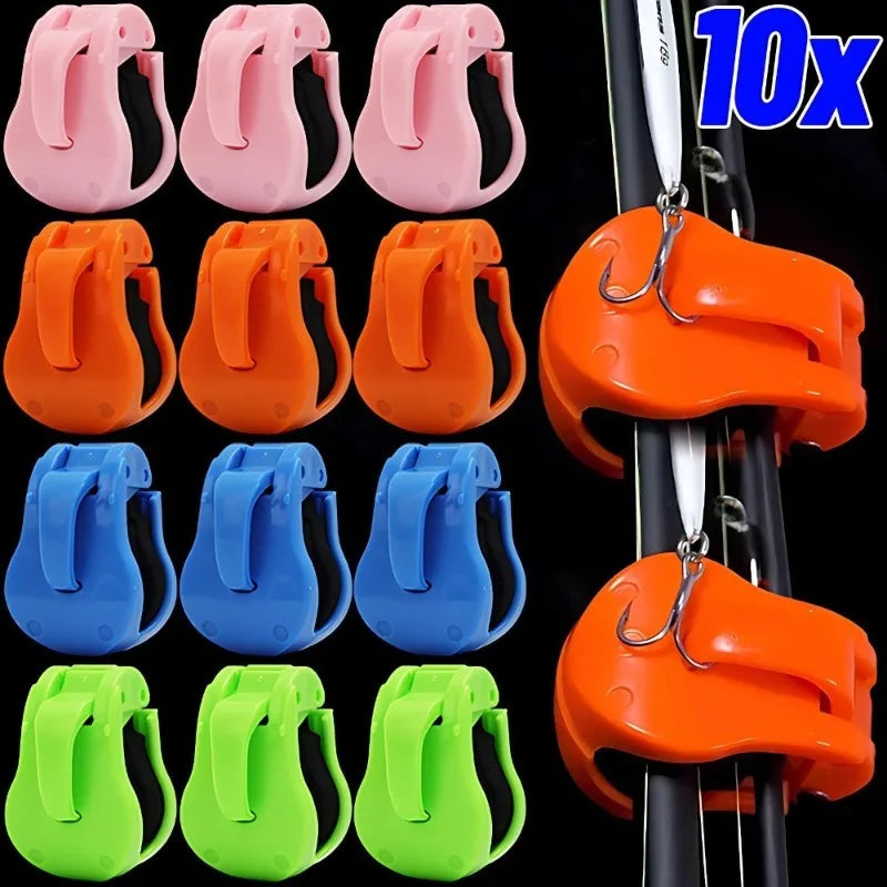 Tragbar Fishing Rod Halter Clip – 10 Stück – clever-campen Ansicht 2
