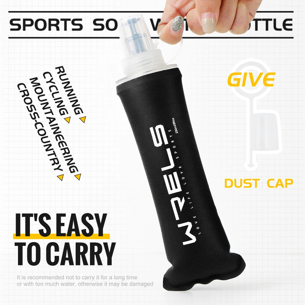 WRELS Soft Flask 500ml Faltbare Trinkflasche für Outdoor – clever-campen Ansicht 6
