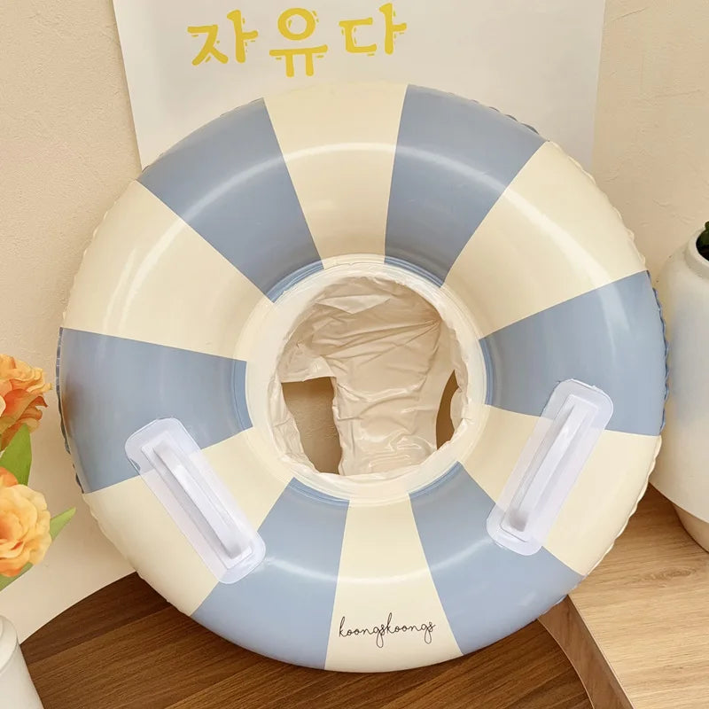 Aufblasbarer Schwimmring mit Sonnenschutz – clever-campen Ansicht 6