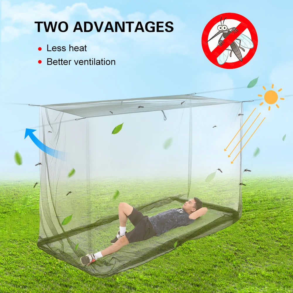 Moskito Netz Zelt für Camping und Outdoor – clever-campen Ansicht 2