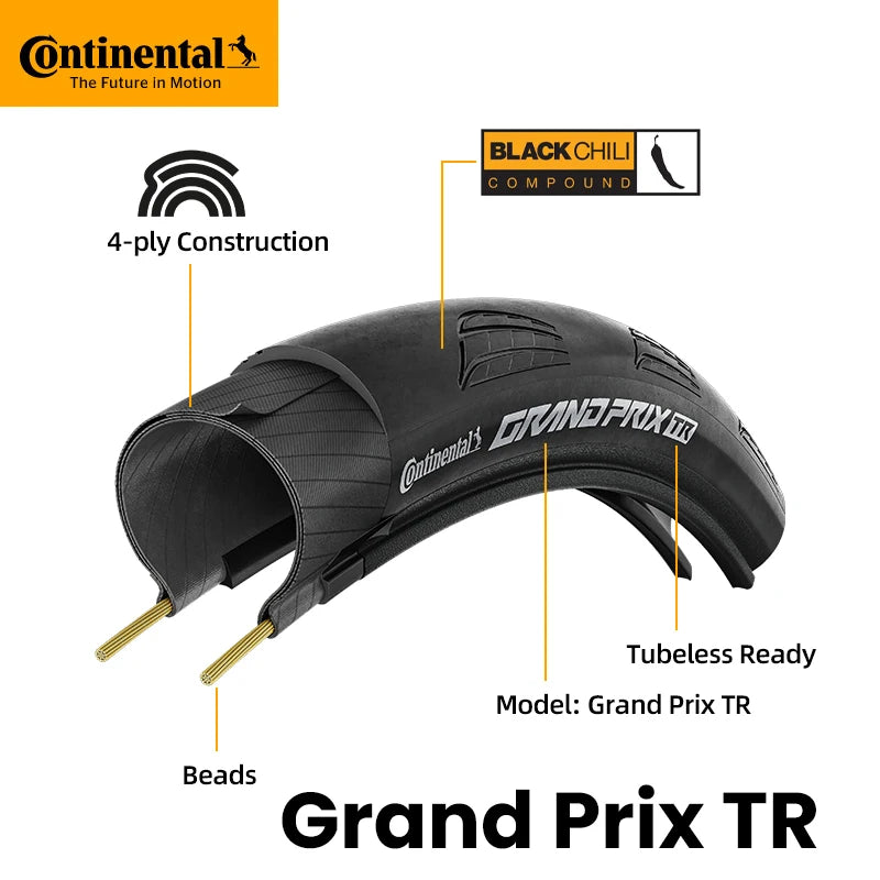 Continental Grand Prix TR Fahrradreifen 700 x – clever-campen Ansicht 5