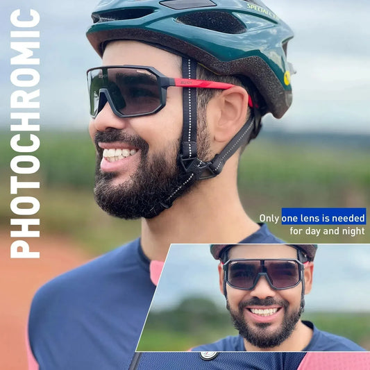 Photochromatische Wander-Sonnenbrillen für Männer und Frauen – clever-campen Ansicht 2