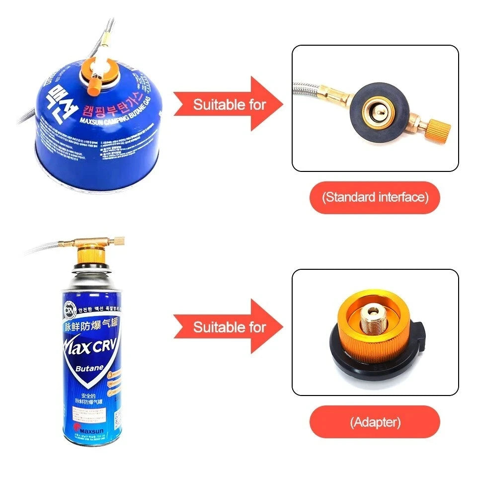 Campingkocher Adapter für Gasbrenner – Split Typ – clever-campen Ansicht 4