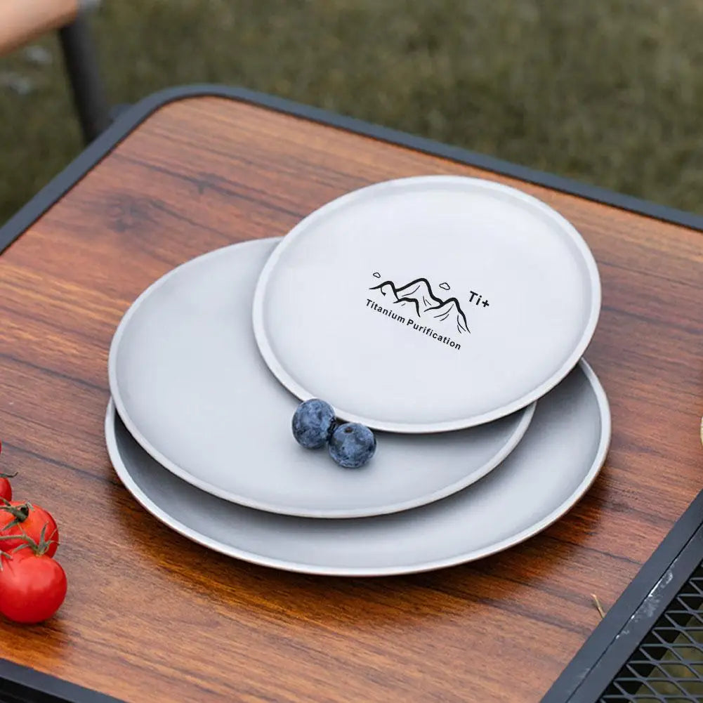 Titanium Camping Teller – Stapelbares Outdoor-Geschirr – clever-campen Ansicht 5