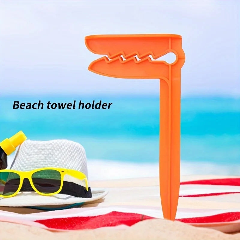 Praktische Strandtuch-Halter für Picknick & Outdoor – clever-campen Ansicht 4