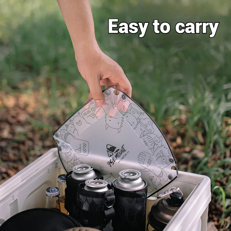 Faltbare Camping-Schüssel aus hitzebeständigem Material – clever-campen Ansicht 3