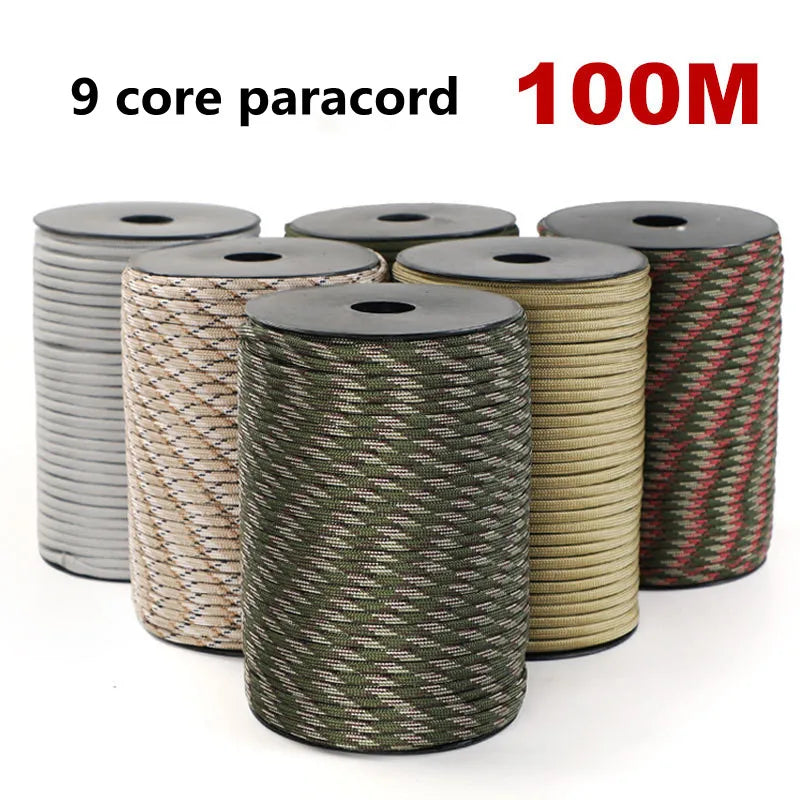 550 Paracord Seil 4mm, 9-Kern, 50/100m – Survival & Outdoor – clever-campen Ansicht 2