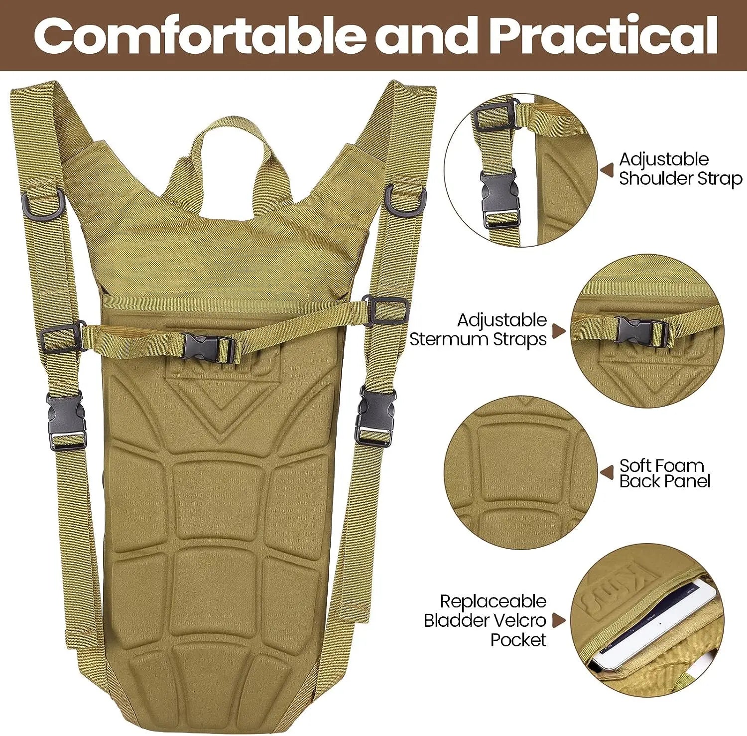 Rotierbarer Clip für Trinkschlauch – Molle – als Rucksack – clever-campen Ansicht 4