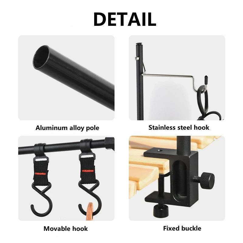 Camping Regal Aluminium Legierung Hängeregal für Outdoor – clever-campen Ansicht 5