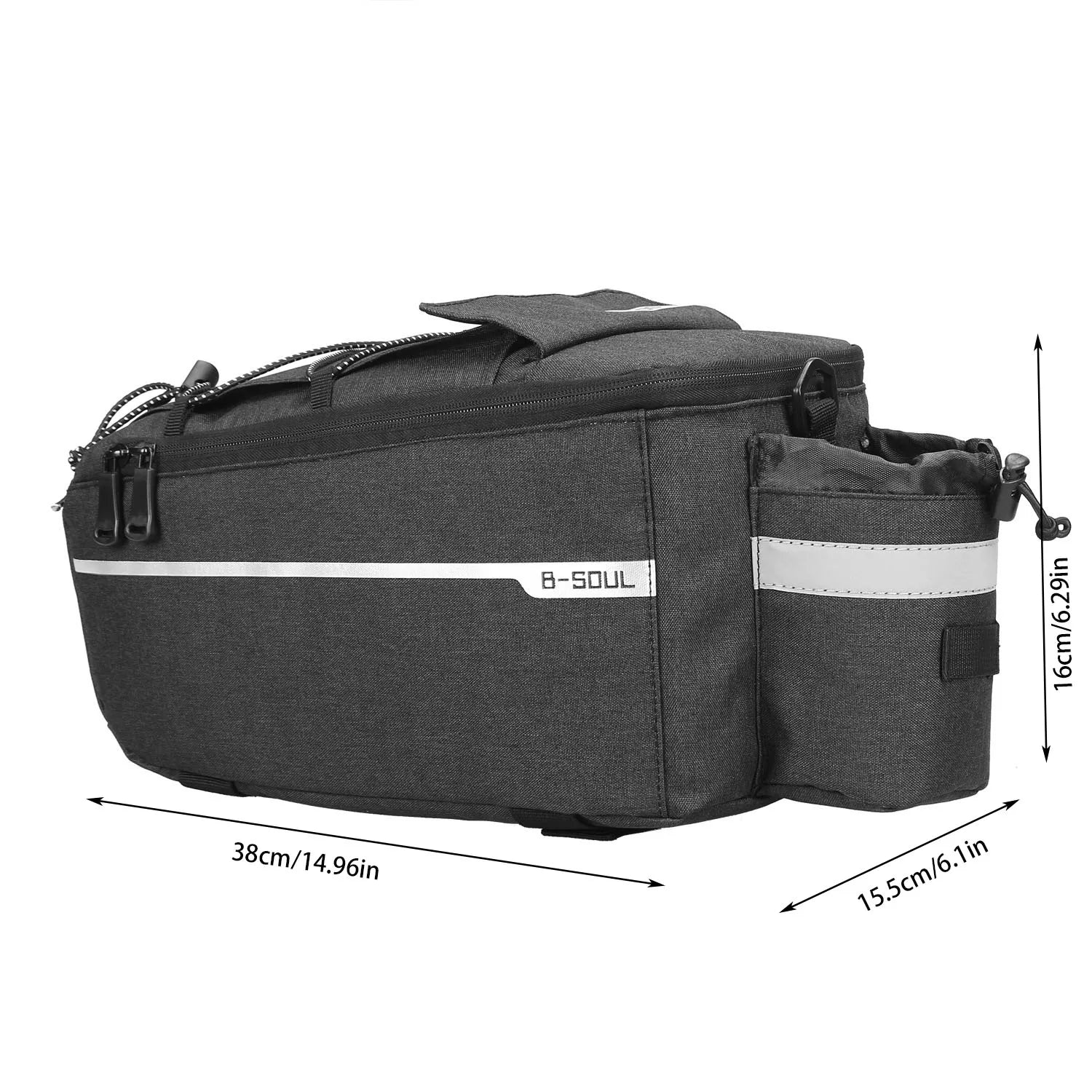 Elektrische Klapprad Gepäckträgertasche – clever-campen Ansicht 6