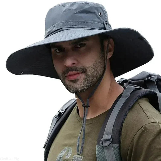 Atmungsaktive Sonnenhut für Outdoor-Aktivitäten – clever-campen Ansicht 2
