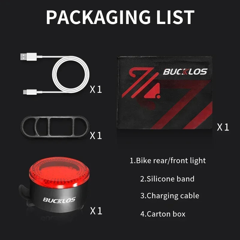 BUCKLOS Fahrradlichter Set LED Front- und Rücklicht – clever-campen Ansicht 6