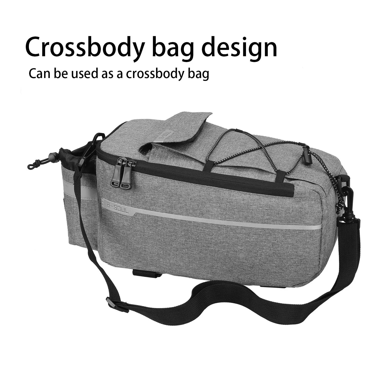 Elektrische Klapprad Gepäckträgertasche – clever-campen Ansicht 3