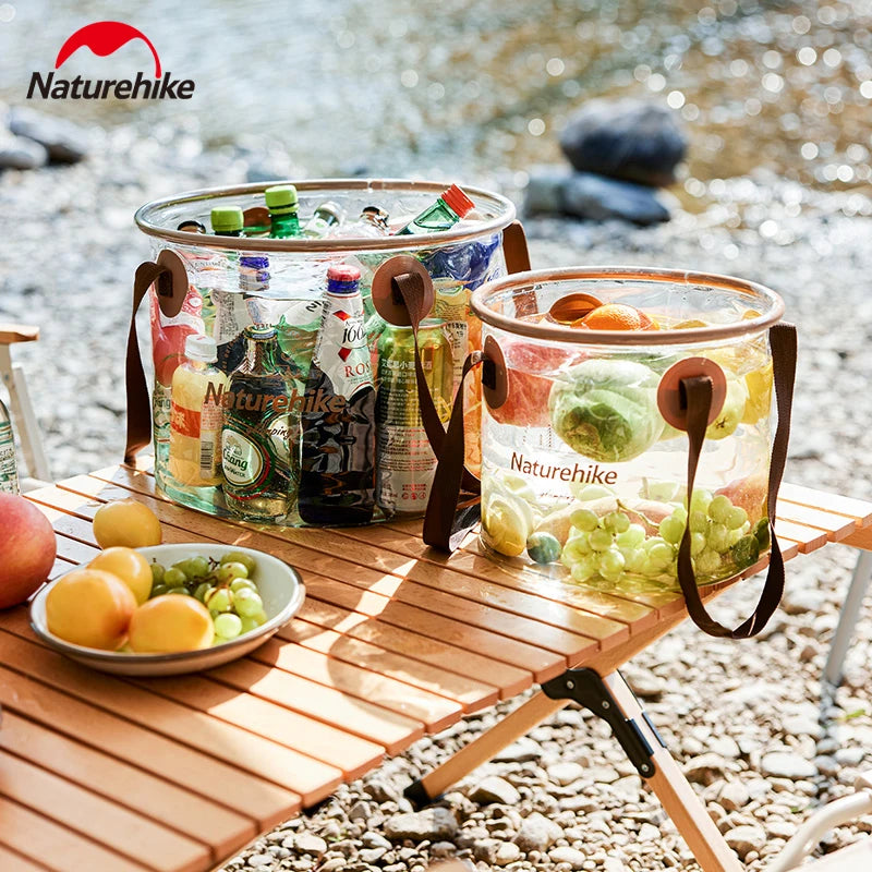 Naturehike Faltbarer 20L Rundbehälter für Outdoor – clever-campen Ansicht 2