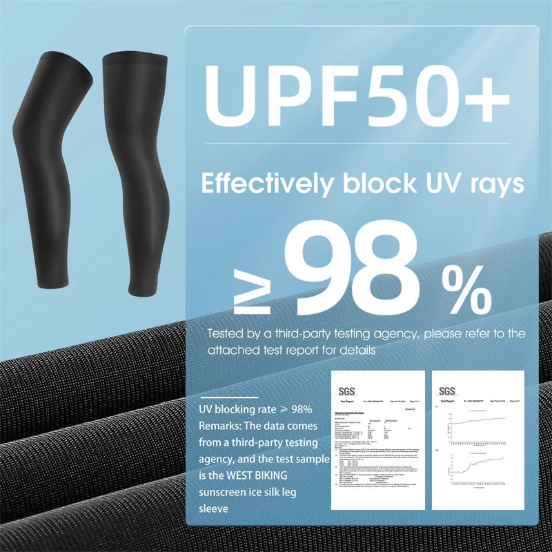 Sonnenschutz Beinlinge aus Ice Silk mit UV-Schutz – clever-campen Ansicht 2