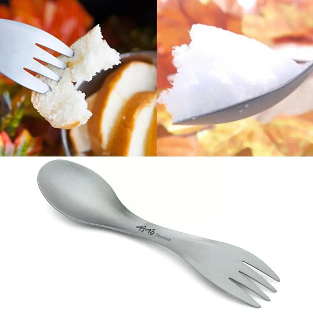 Titanium Spork 2 in 1 für Camping und Outdoor – clever-campen Ansicht 4