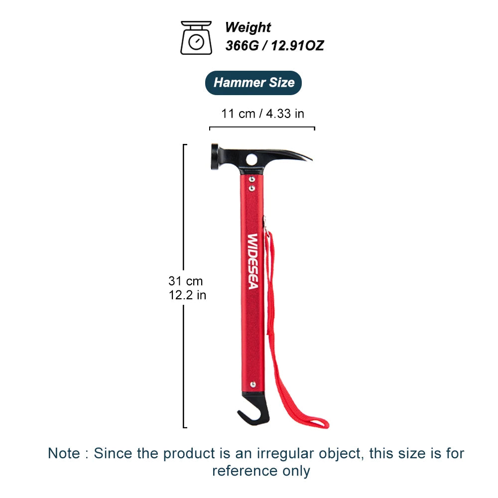 Widesea Aluminium Camping Hammer – Stark und Tragbar – clever-campen Ansicht 3