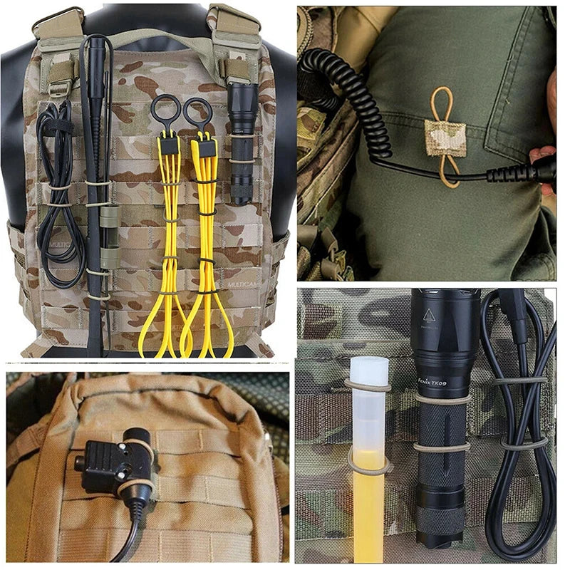 Taktische Molle System Schnallen für Rucksäcke – 4er Set – clever-campen Ansicht 2
