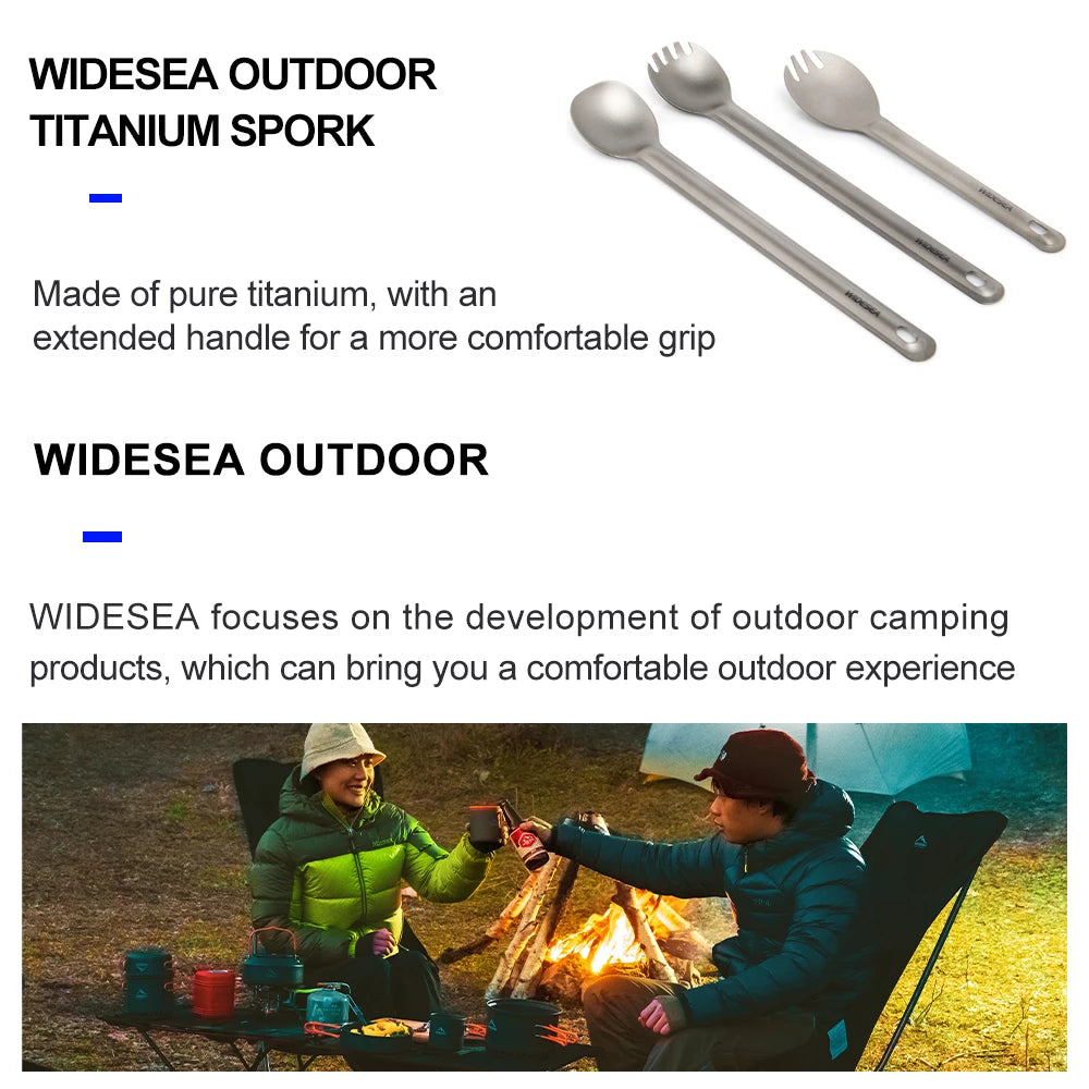 Widesea Camping Titan Besteckset – Spork, Löffel und Gabel – clever-campen Ansicht 5