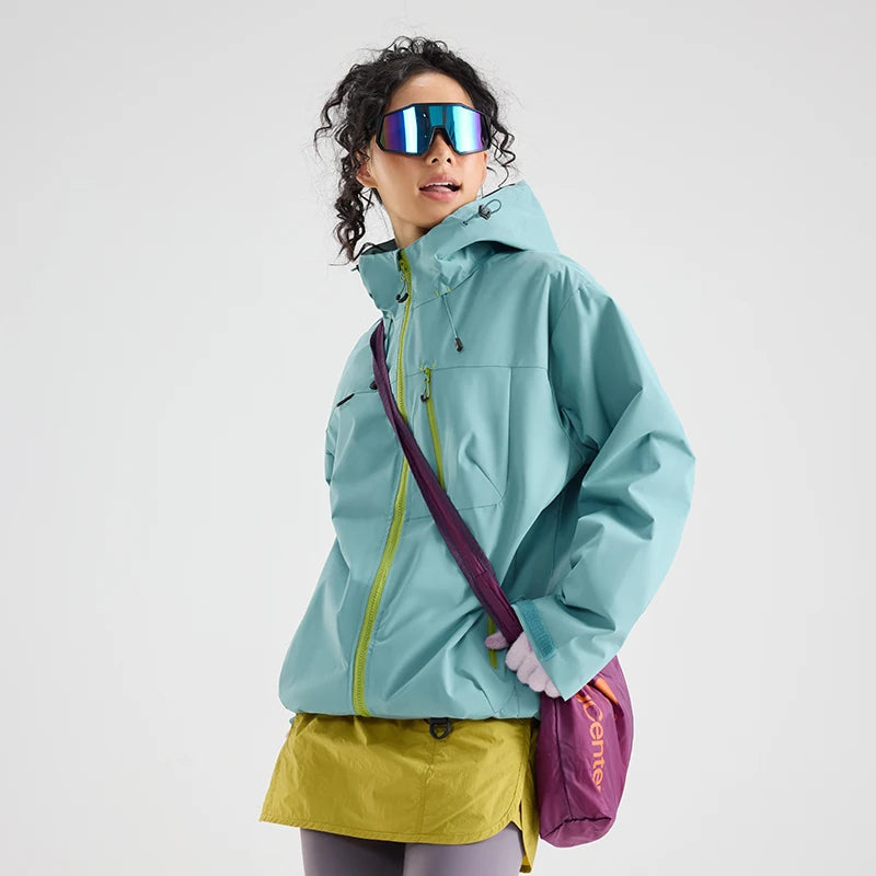 Wasserdichte Unisex Wanderjacke für Angeln und Outdoor – clever-campen Ansicht 4