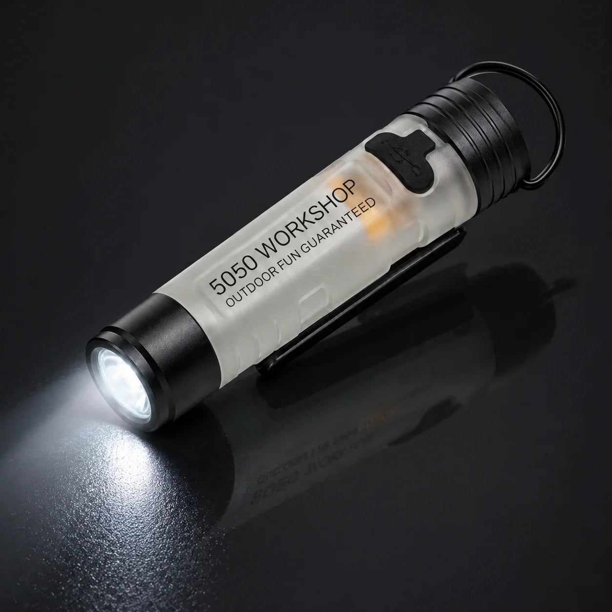 Mini 5050 Wiederaufladbare LED Taschenlampe – clever-campen Ansicht 4