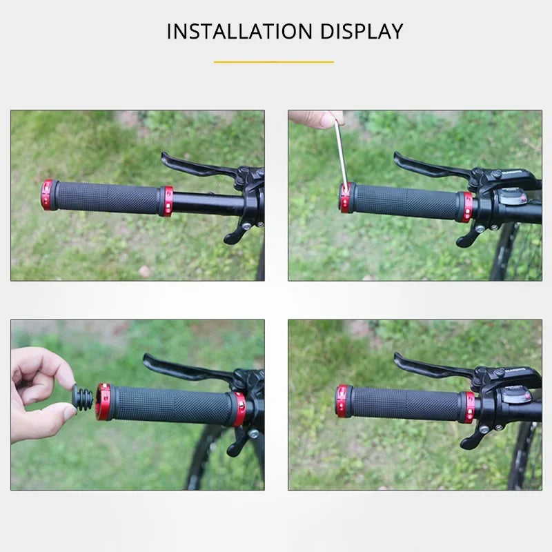 Rutschfeste Fahrradgriffe aus Gummi für Mountainbikes – clever-campen Ansicht 4
