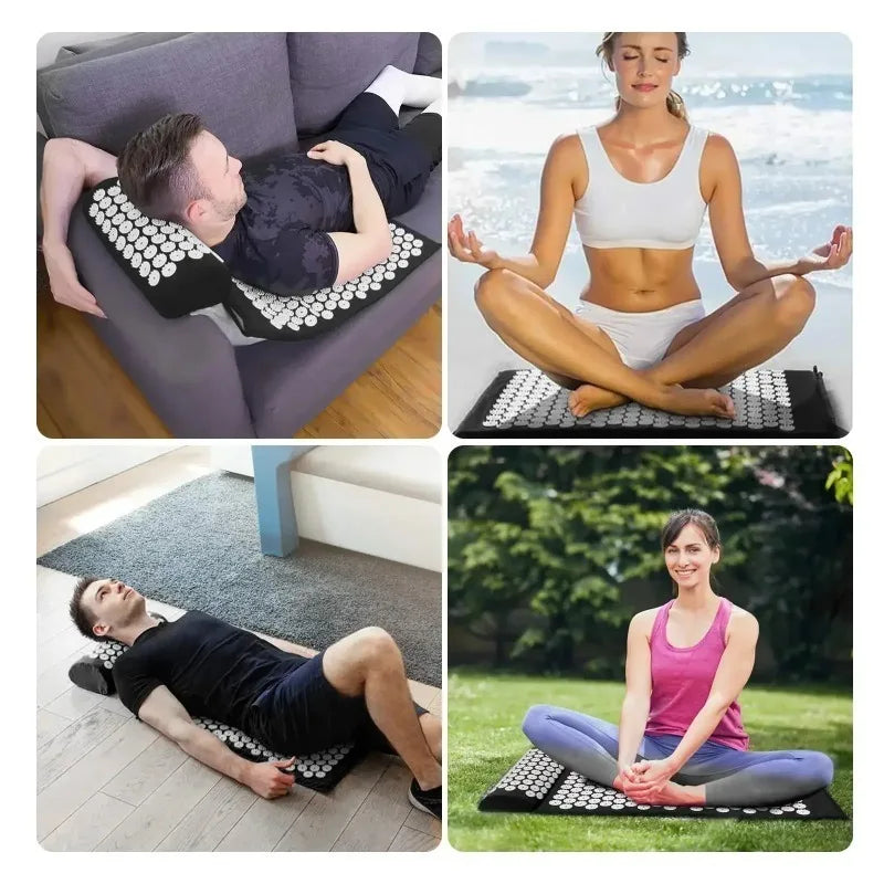Massagesitzkissen Akupressurmatte zur Stresslinderung – clever-campen Ansicht 5