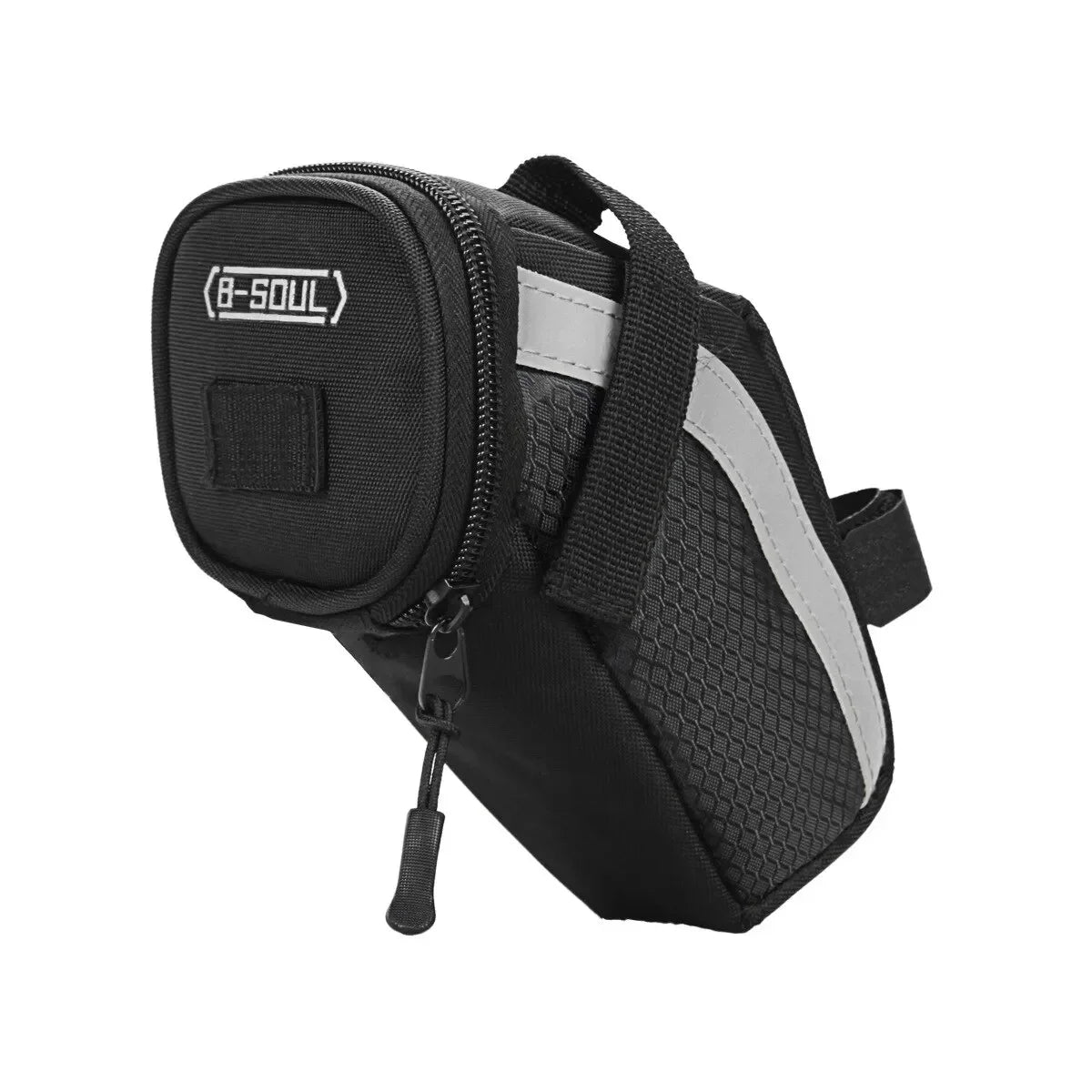 B-SOUL Fahrradsattel Tasche 1L Schwarz – clever-campen Ansicht 2