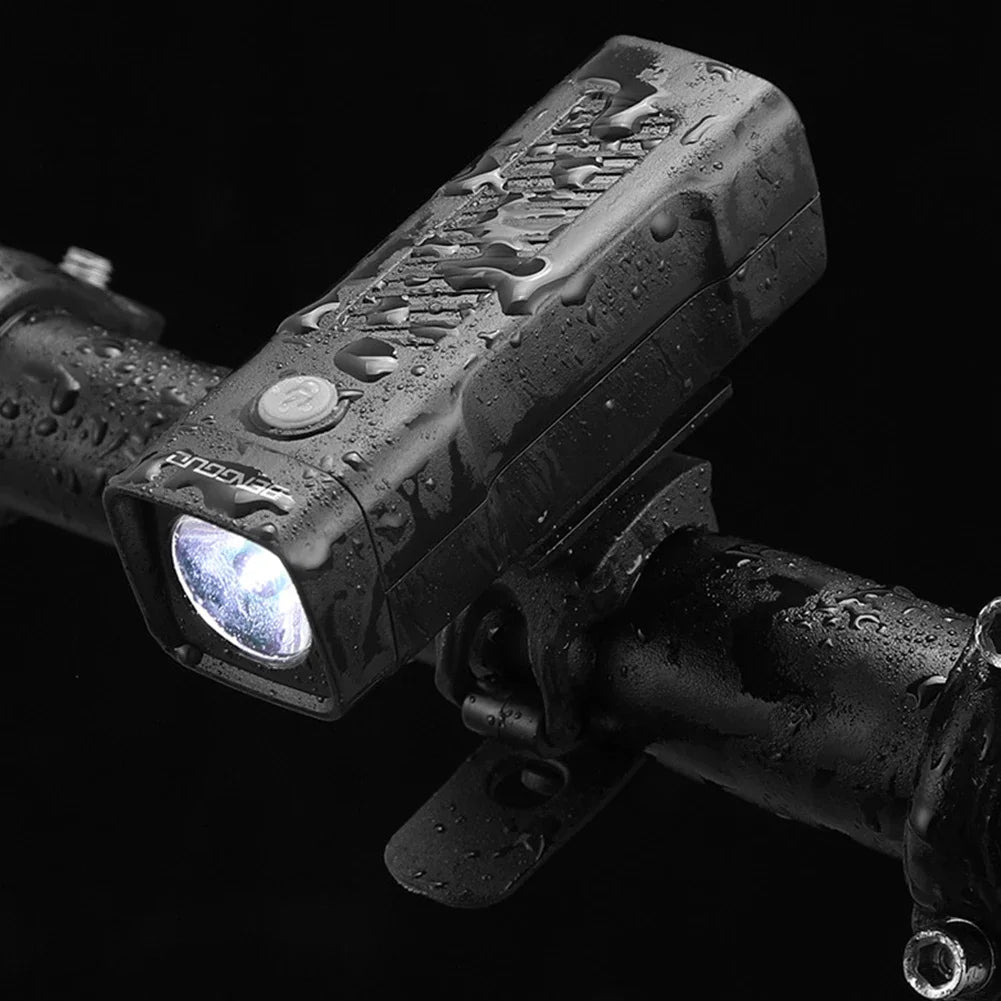 USB wiederaufladbare Fahrradlampe T6 LED 100LM – clever-campen Ansicht 2