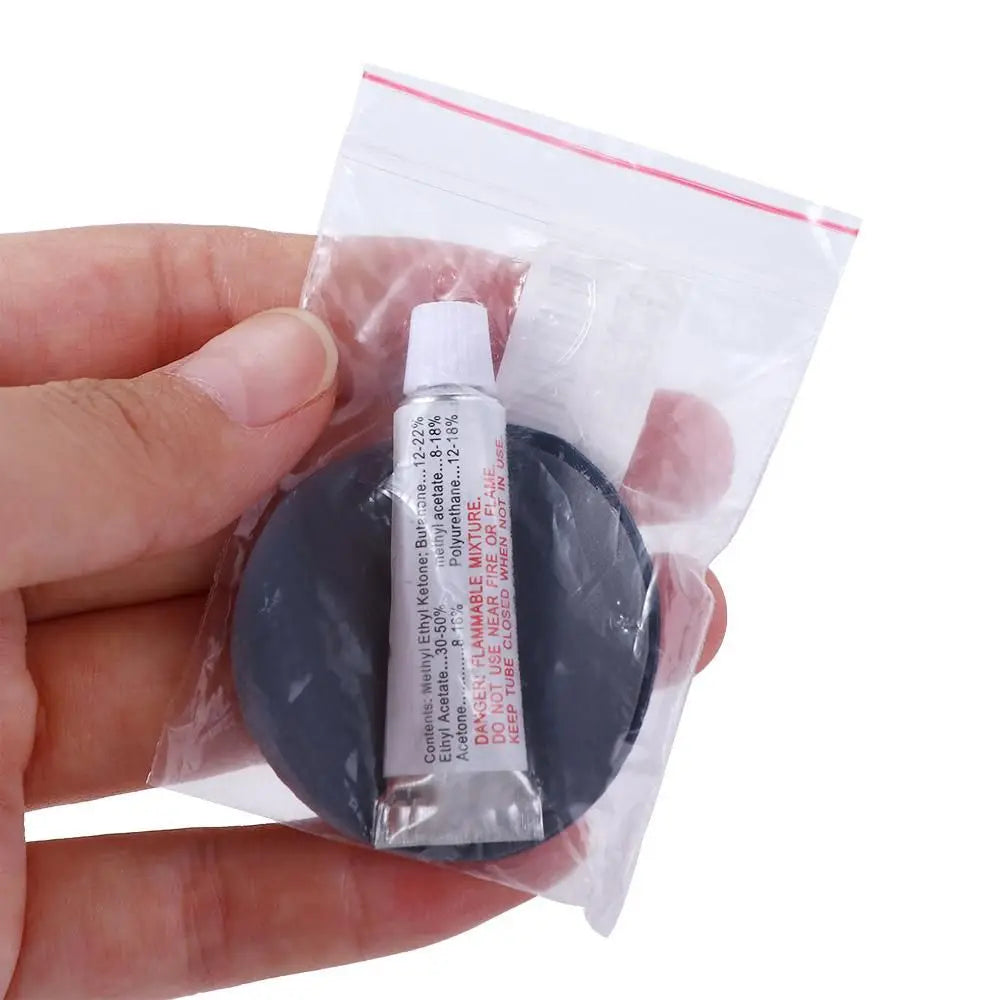 Luftmatratzen Reparaturset mit PVC-Folie und Kleber – clever-campen Ansicht 2