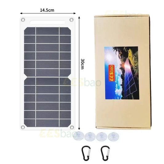 USB-Solarpanel faltbar für Handy & Powerbank – clever-campen Ansicht 5