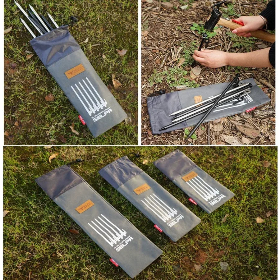 Zeltpflöcke Aufbewahrungstasche 20/30/40CM für Camping – clever-campen Ansicht 4