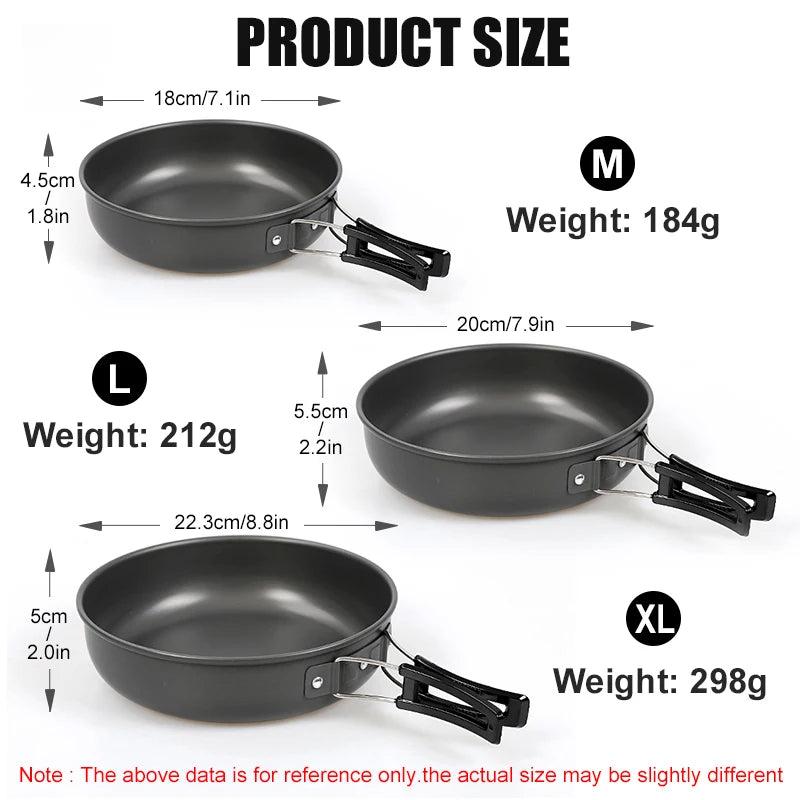 Westtune Camping Pfanne Aluminium Faltbare Outdoor – clever-campen Ansicht 2