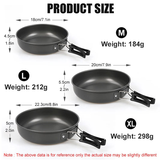 Westtune Camping Pfanne Aluminium Faltbare Outdoor – clever-campen Ansicht 2