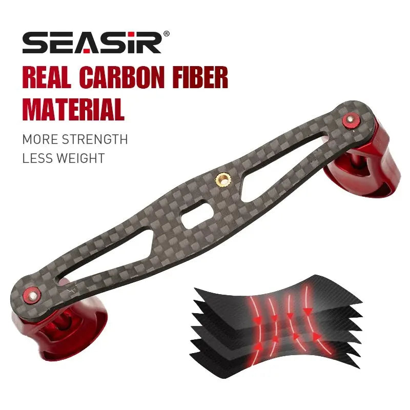 SEASIR Carbonfaser Angelrollen-Handgriff in 6 Farben – clever-campen Ansicht 6